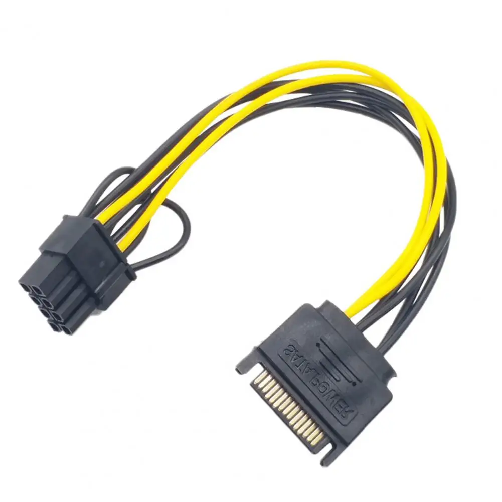 ユニバーサル軽量電源ケーブル,ケーブル,便利,耐摩耗性,15ピンから8ピン