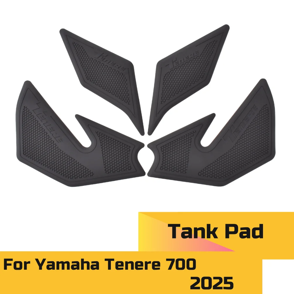 

Tenere700 Fuel Tank Stickers Gas Knee Grip Protector Pad Traction Decals For Yamaha Tenere 700 2025 Motorcycle Accessories