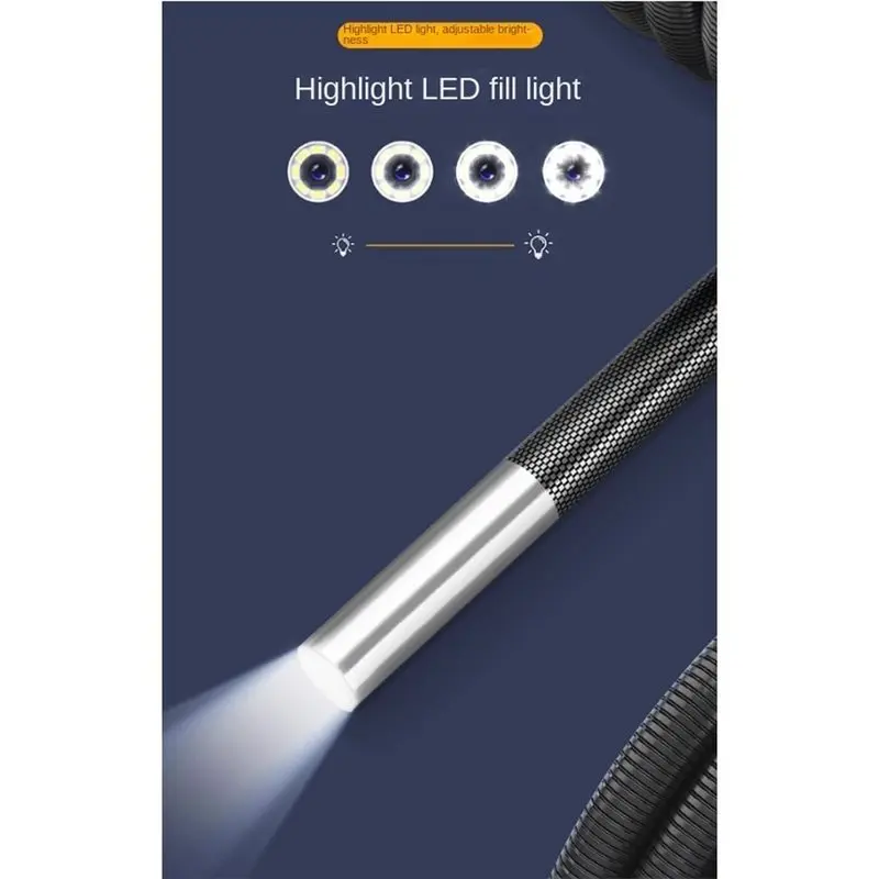 [NEW!A25P】 Car Endoscope Inspection 6Mm 360° Articulating Borescope Camera With Light For Android/IOS Phone Connectivity