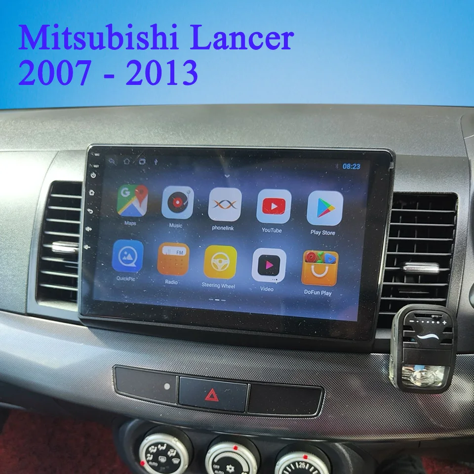 For Mitsubishi Lancer 2007 2010 2013 Autoradio Stereo GPS Navigation Head Unit DVD Cassette With Carplay Android Auto RDS DAB