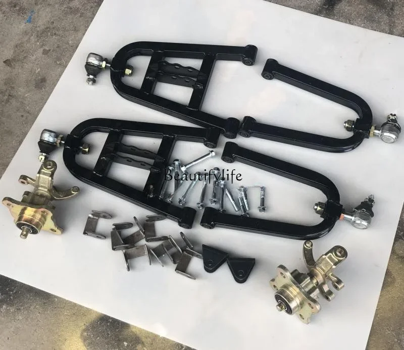 

*parts and accessoriesModified kart electric front suspension accessories, big beach car square tube rocker ball head claw flang