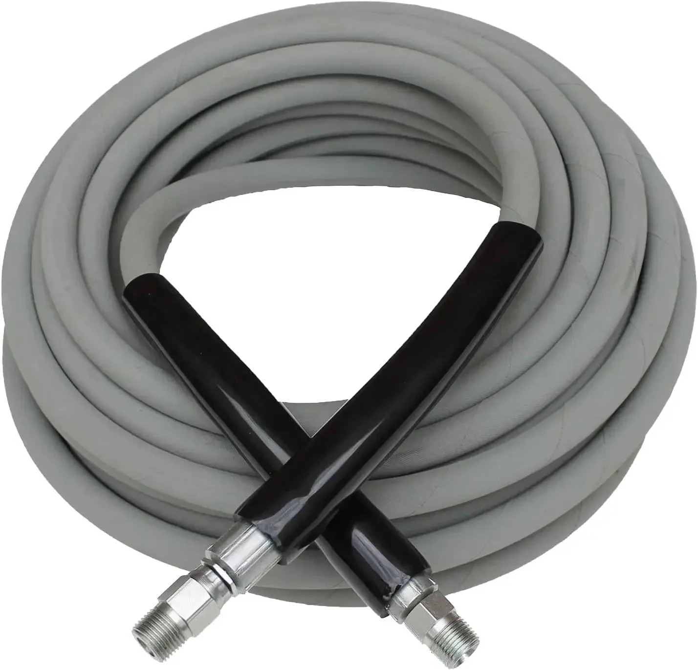 Hydro Kobrajet High Pressure Washer Hose 3/8” 4000 PSI 75’ for Car Wash and Detailing, Pressure Washer Accessories, Non-Marking