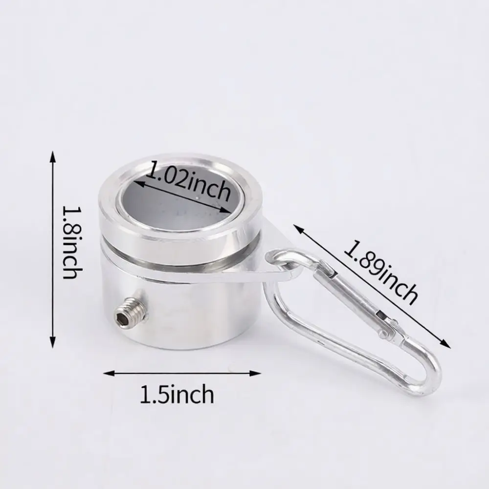 For Dingying Flagpole Swivel Ring Assembly Aluminum Alloy Anti Tangle Rotating Clip Hardware For Outdoor Garden Banner