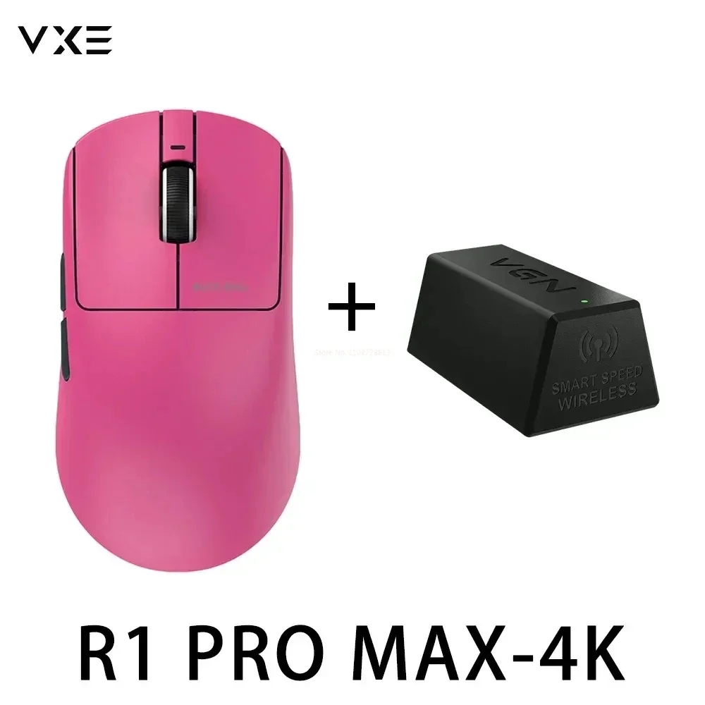 Imagem -06 - Vgn-wireless E-sports Mouse Libélula r1 4k Tri Mode r1 se Pro Max Paw3395 r1 Dongle Reciver Acessórios para pc Gamer