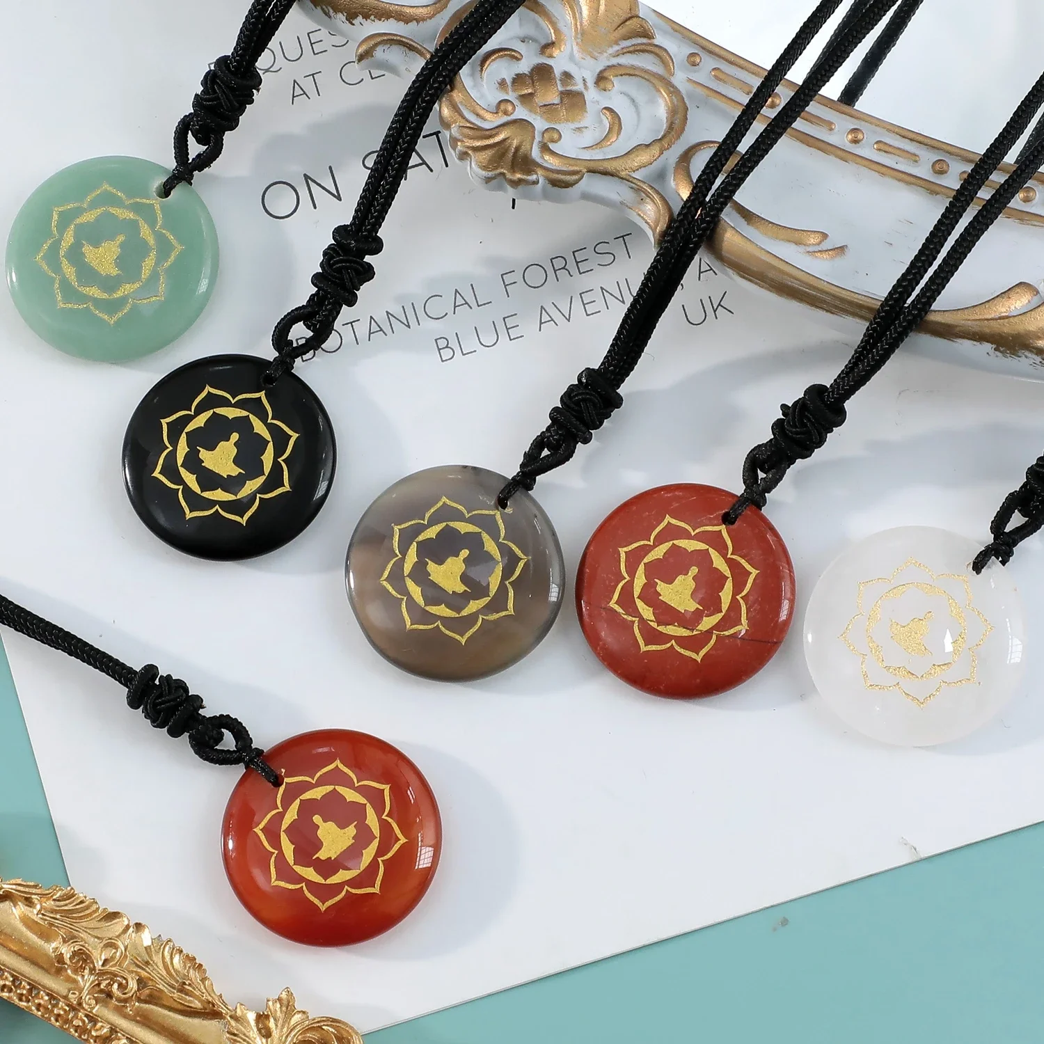 

Натуральный кристалл, резной буддийский благоприятный узор, перенос богатства, амулет, успешный вариант человека, кулон Brujeria