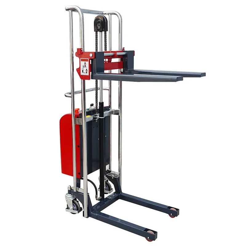 Light Hydraulic Stacker Lightweight Forklift Powered Lifting Truck Used Warehouse Light Cargo Stacking And Transportation Work