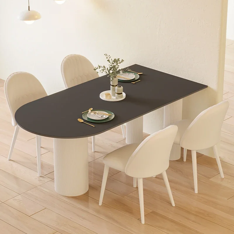 

Modern Nordic Dining Tables Black Luxury Balcony Minimalist Kitchen Table Coffee Simple Mesas De Jantar Small Furniture HD50CZ