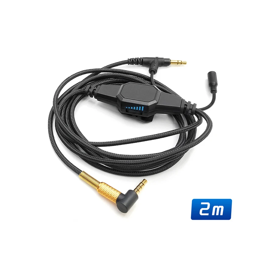 붐 마이크용 V-MODA 컴퓨터 게임용 e스포츠 헤드셋 케이블 게임용 헤드폰 케이블 액세서리