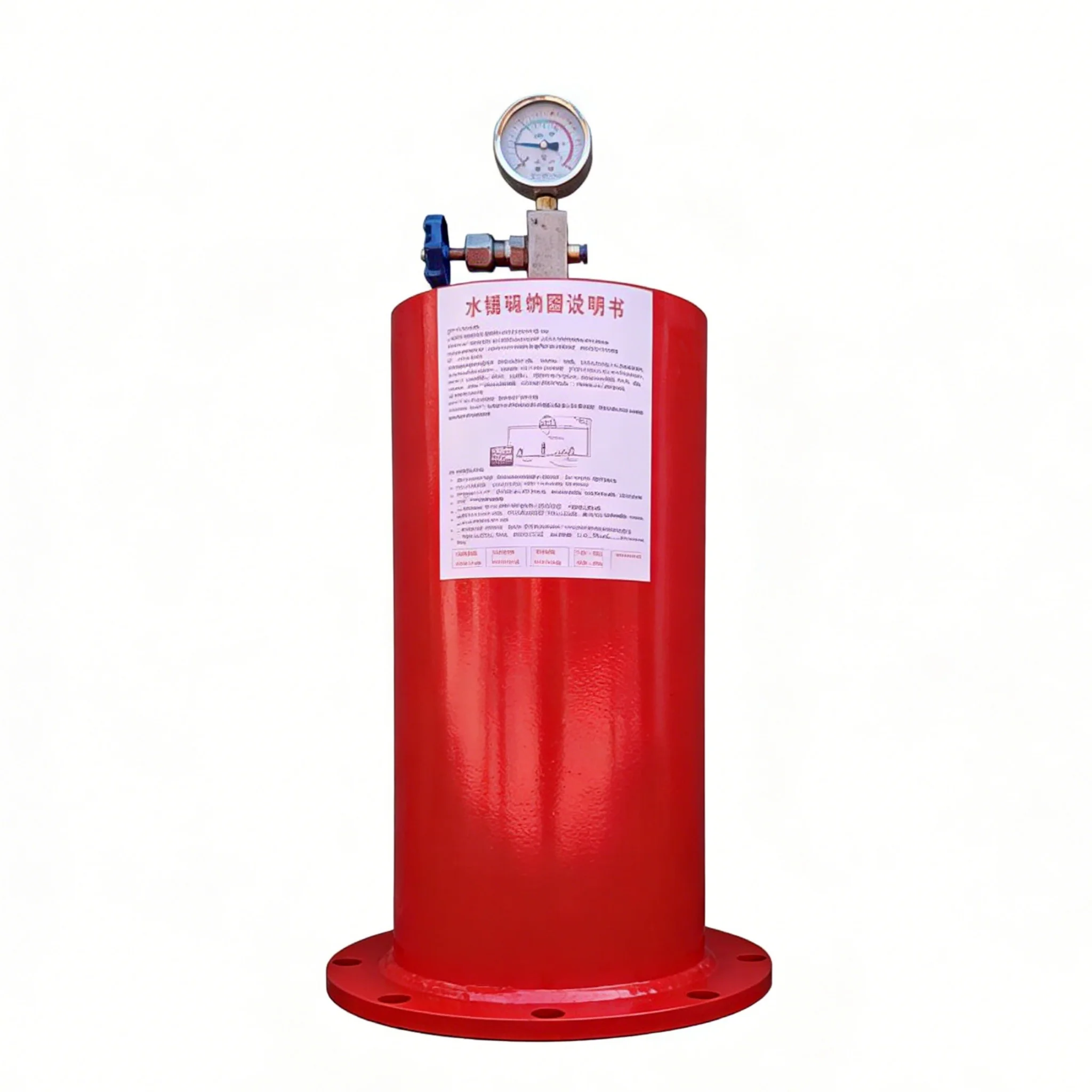 Type Water Hammer Arrestor With Pressure Gauge Pressure Relief Device For Fire Protection Water Supply Pipeline