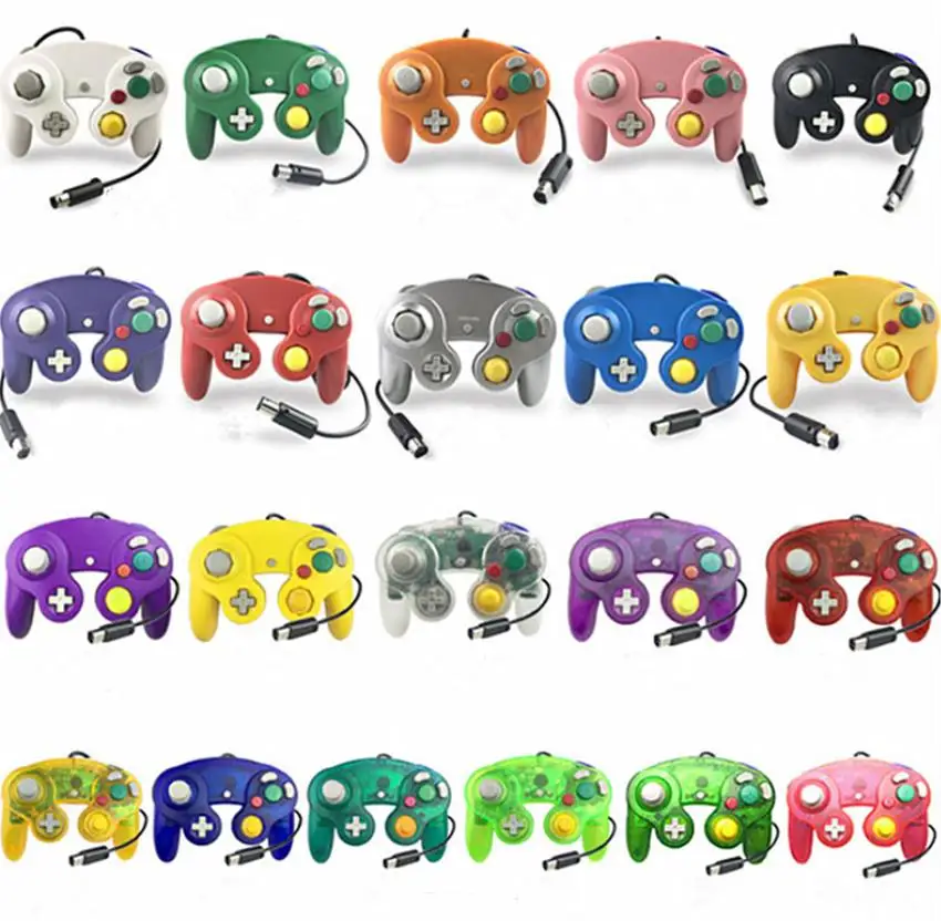 Klassische shock joypad verdrahteter controller, kompatibel mit wii ngc gamecube game cube game cube