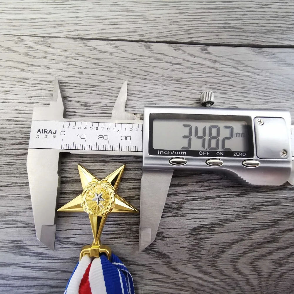 1 قطعة شارة الولايات المتحدة نجمة فضية ستار ميدالية عسكرية دبوس معدني هدية ميدالية تذكارية #6