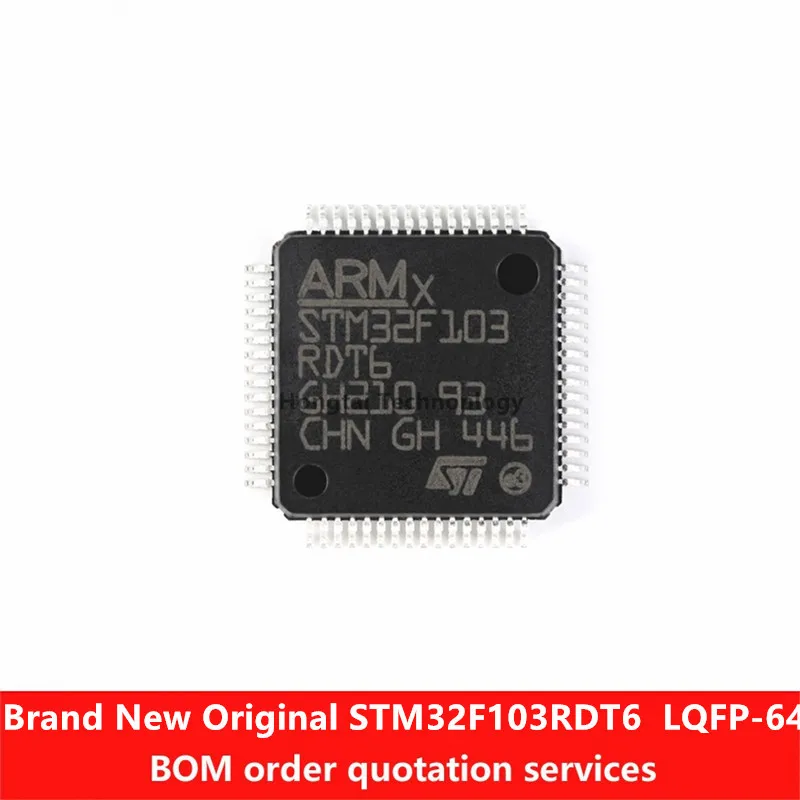 Nuevo Microcontrolador MCU Original STM32F103RDT6 LQFP-64 ARM Cortex-M3 de 32 bits