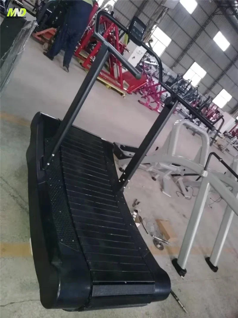 Exercise Air Runner Non-Motorized Unpowered  Curved Treadmill With Fast Speed Treadmill For Sprint For Sport Equipment