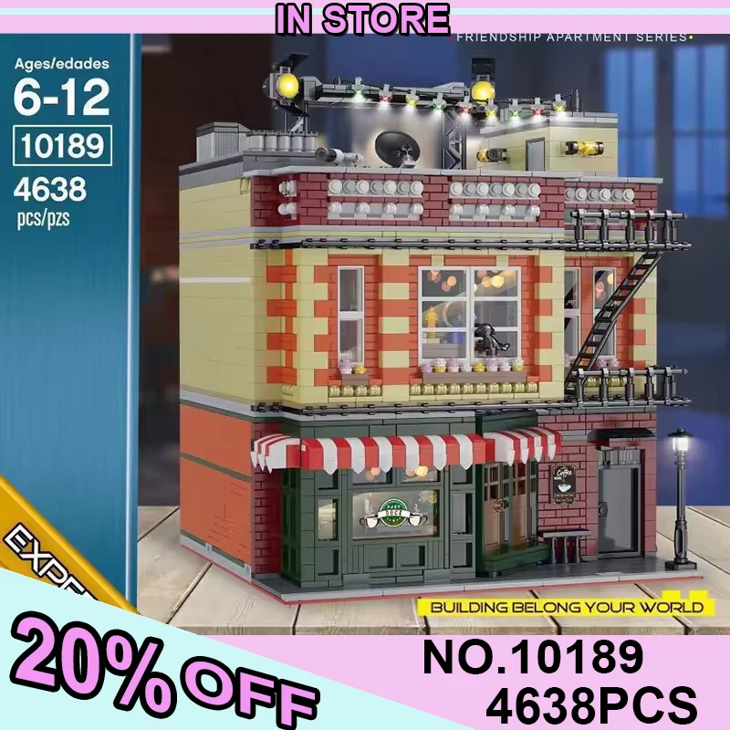 

XMORK 10189 Big Bang Central Perk Модель Модульная серия Street View Взрослые игрушки «сделай сам» Строительные блоки Рождество G