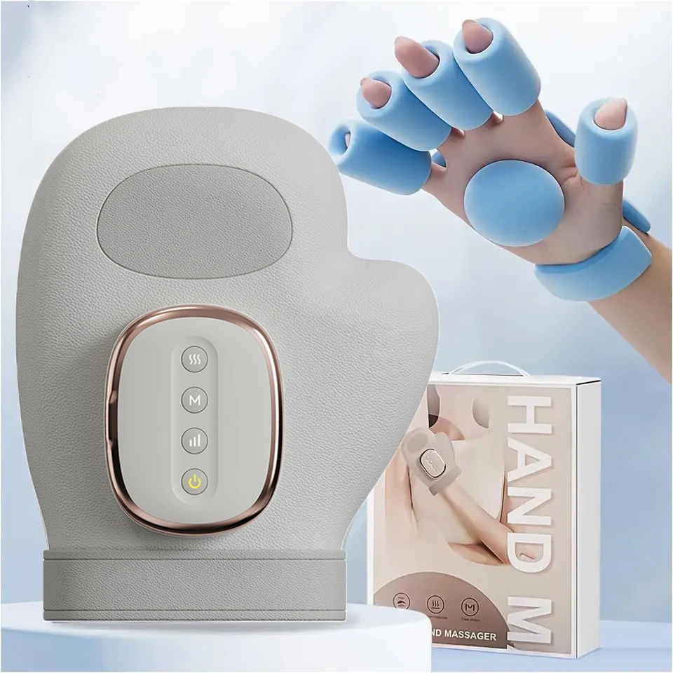 Factory Direct 2026 NEW Electric Hand Massager with Airbag Compress Carpal Tunnel Wrist Finger Massagers Portable Vibrating