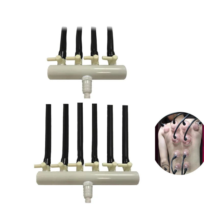 Lactation Massager Pressure Regulating Valve Operating Four/Six-Way Switch for Breast Enlargement Machine Pipe Connection Tool