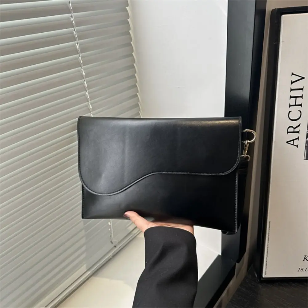 أزياء بلون ملف حمل حقيبة مكتب حقيبة أعمال بو الجلود عارضة وثيقة حقيبة يد السفر