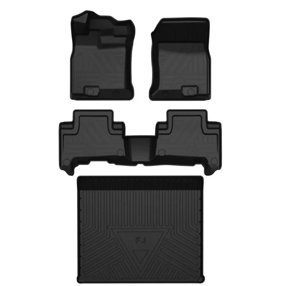 Car Floor Mats For Toyota FJ cruiser 2010 2015 2018 2019 2020 Left-hand Drive TPE Custom Auto Foot Pads Auto Styling Accessories