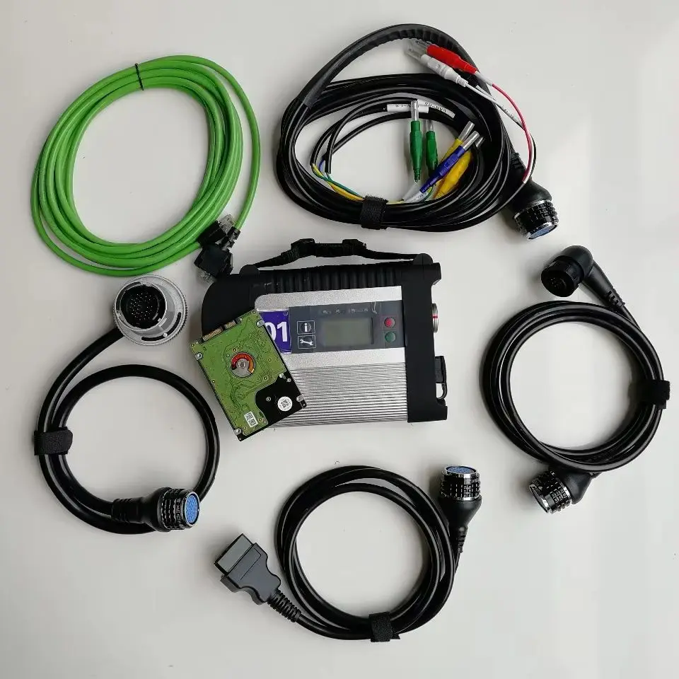 

MB Star SD C4 Doip 320GB HDD Latest Software Multi-Languages for CAR and TRUCK Fault Diagnostic Powerful Function Wifi Connect