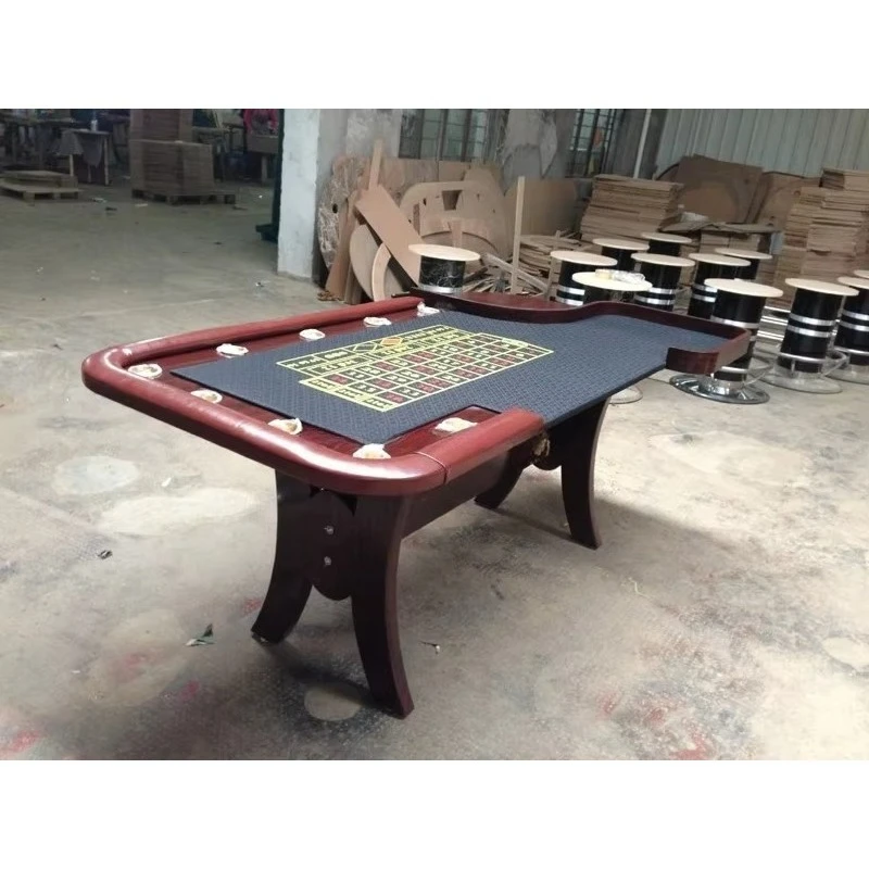 84 Inch Deluxe Casino Style Roulette Poker Table