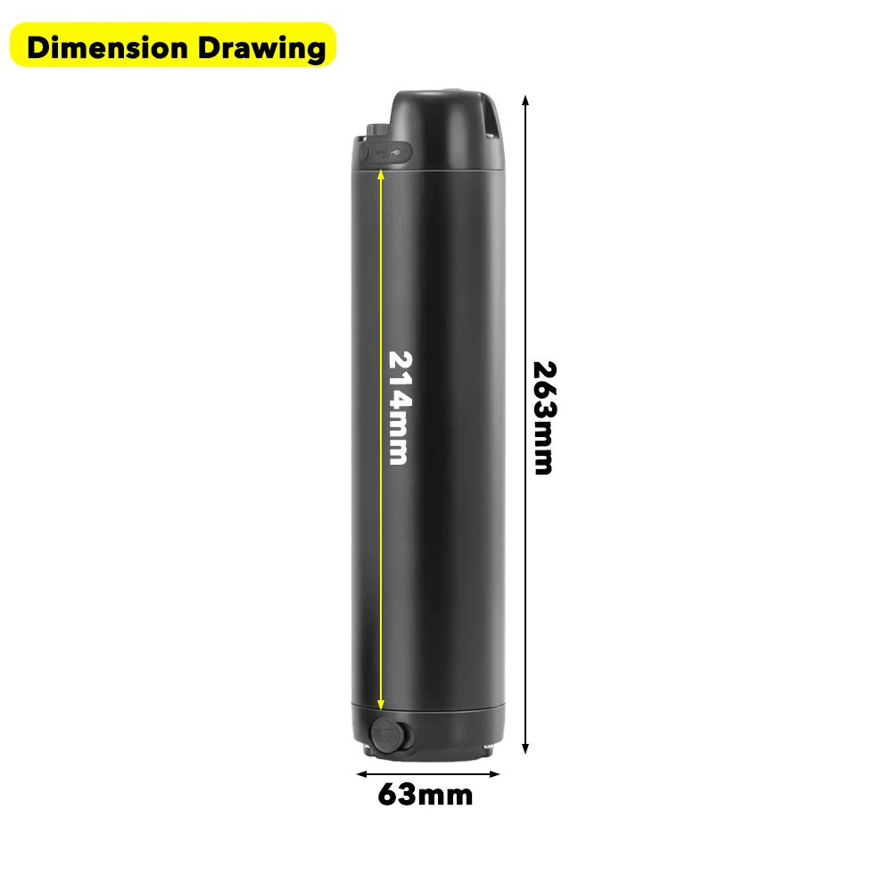 Spare Bottle 36V 5Ah 6Ah 7Ah Lithium-ion Replacement Battery Pack for 250W E-BIKE NIMO FD PLUS 2 BANJO 24