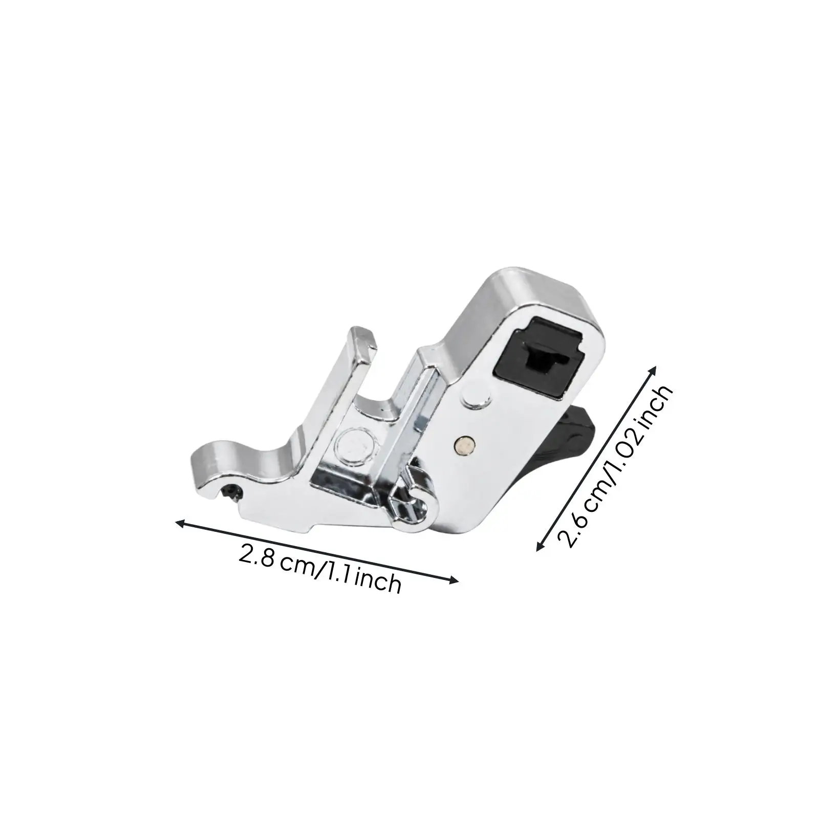Sewing Machine Foot Presser Low Shank Metal Hinged Guide for Domestic Machine Fabric Stitching Control
