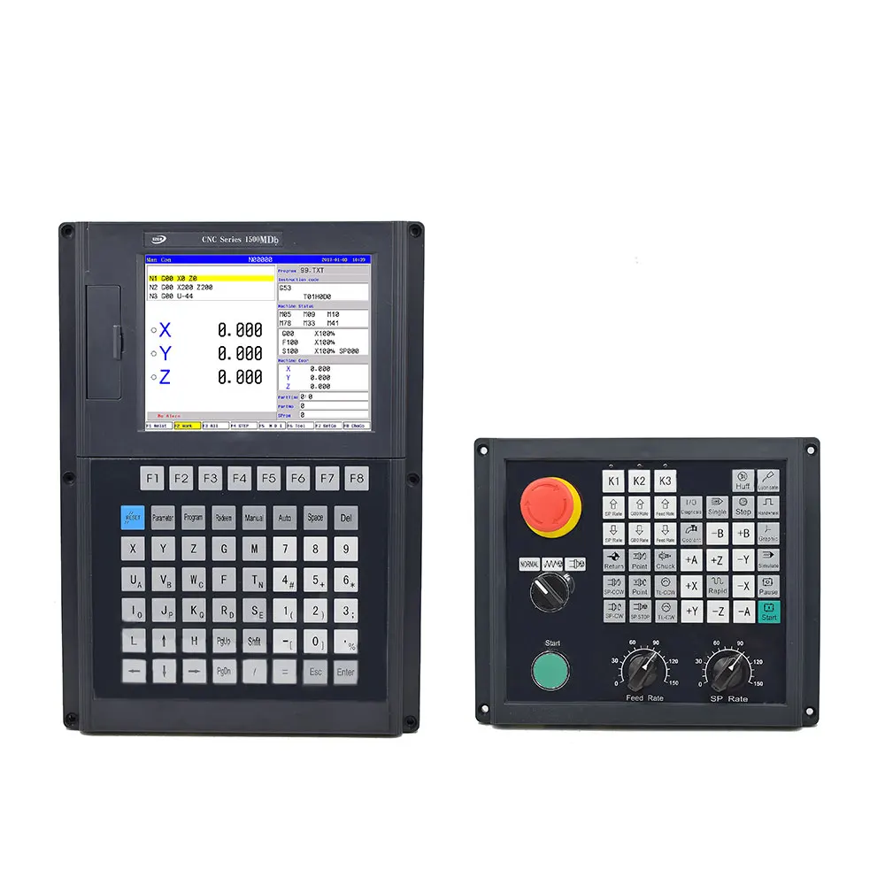 

Vertical 4-axis CNC milling machine controller G-code overall CNC1500mdb-4 adopts modbus technology and has extremely high perfo