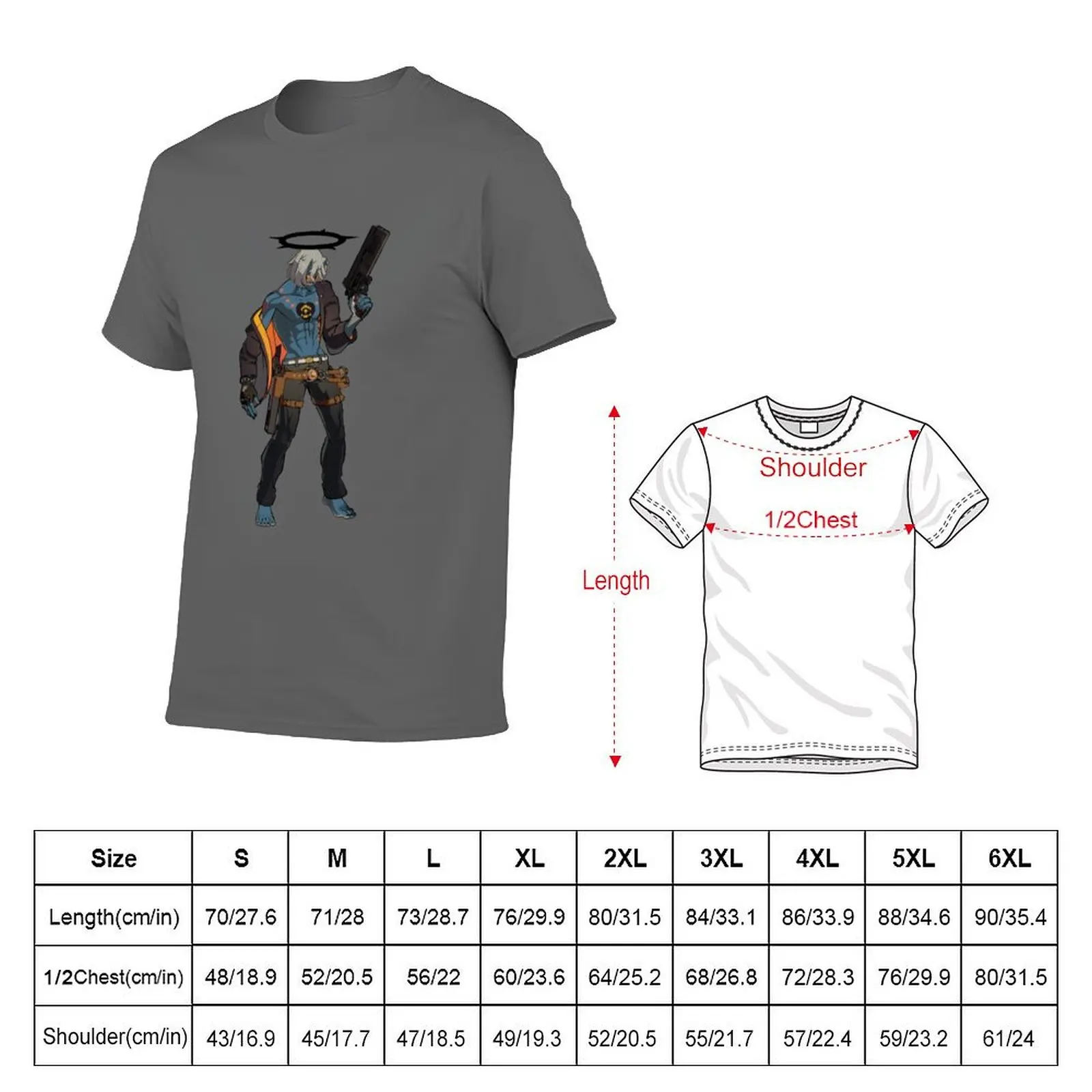 Guilty Gear - Happy Chaos T-Shirt Clothing essential t shirt customs designer shirts compression shirt men