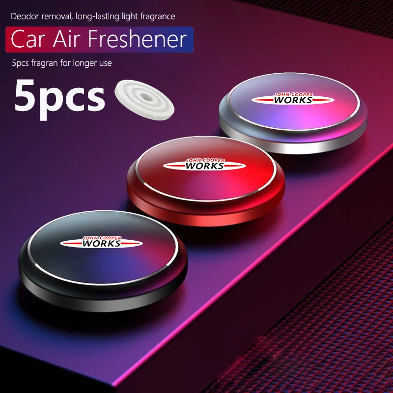 For Mini Cooper JCW R56 R57 R58 R59 R61 F54 F55 F56 F60 Car Air Freshener Auto Aromatherapy Perfume UFO Shape Scent Decor