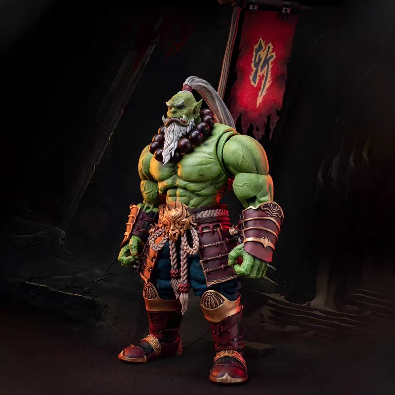 Master Swordmaster 1/10 Collectible Action Figure - Orc Warrior Guard from World of Warcraft Anime Statues and Model Decorations