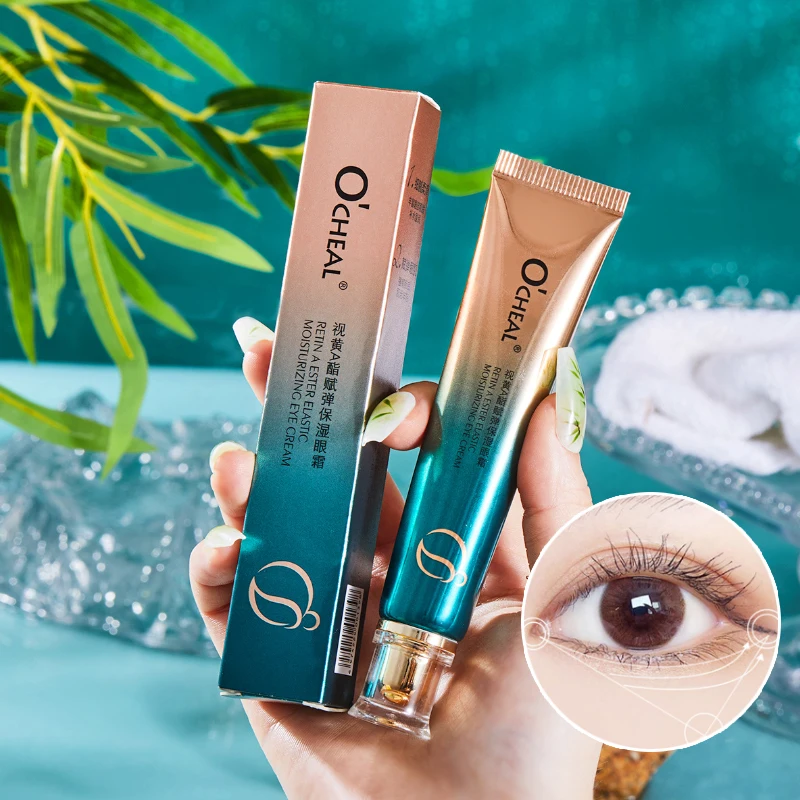 Ouqianya レチノール アイ クリーム 保湿 引き締め ダーク サークル ケア 小じわ トリートメント しわ防止 毎日の使用、目の下のケア