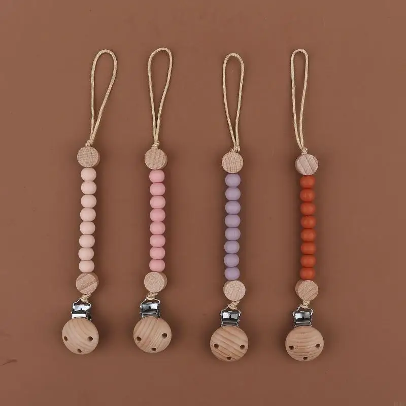 

E06f Pacifier Clips Thette Chane Chain Chaine Eco Friendly Dummy Clips держатель