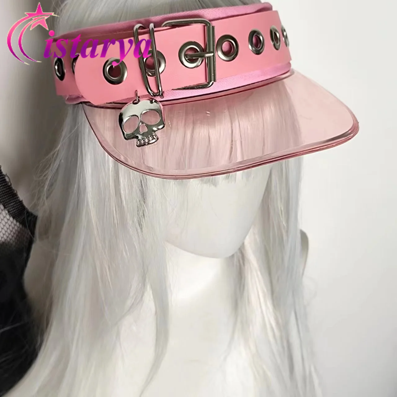 

Y2K Harajuku Skull Buckle Punk Grunge Hats Lolita Japaness Kawaii Hat Gothic Women Caps Baseball Chic Streetwear Summer Sunhat