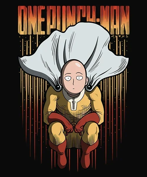 Camiseta unisex One Punch-Man Cotton anime T-shirt
