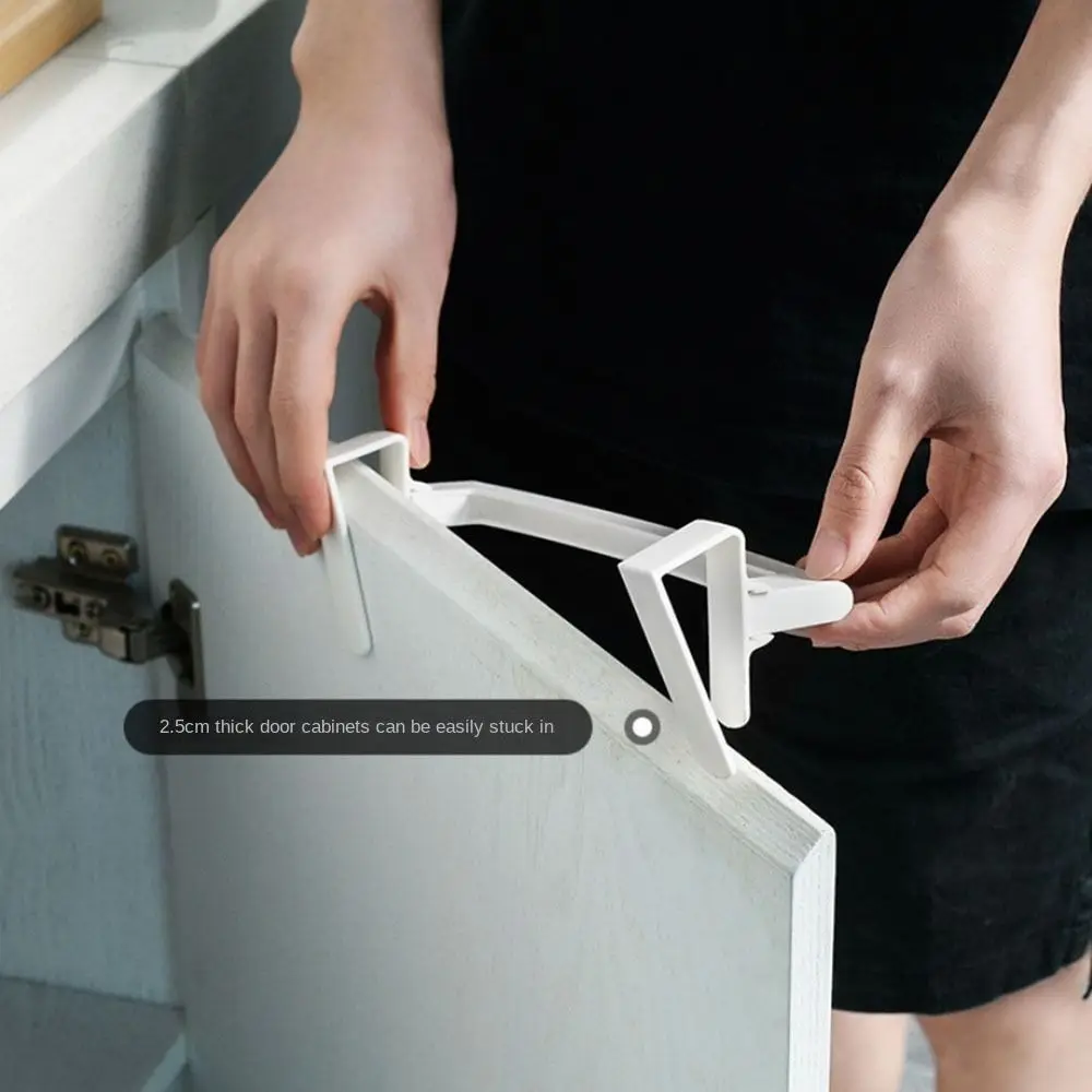 Durable No Drilling Towel Rack Hanging Towel White Towel Holder Easy to Assemble Hard Plastic Towel Hanger Bathroom Organizer