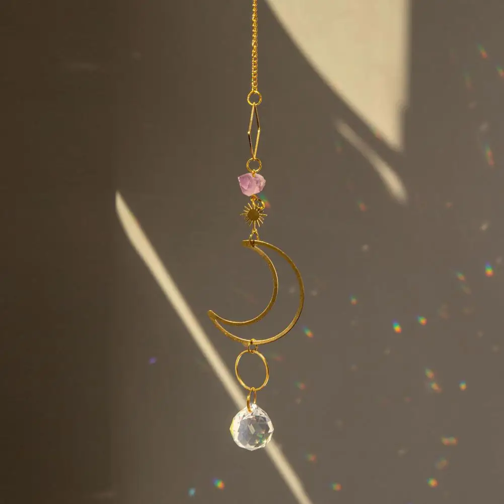 นวนิยาย Sun Catcher เครื่องประดับที่มีสีสัน Faux Sun Catcher แขวนสําหรับ Window Garden Home Decor Rainbow Prism Suncatcher สําหรับงานแต่งงาน