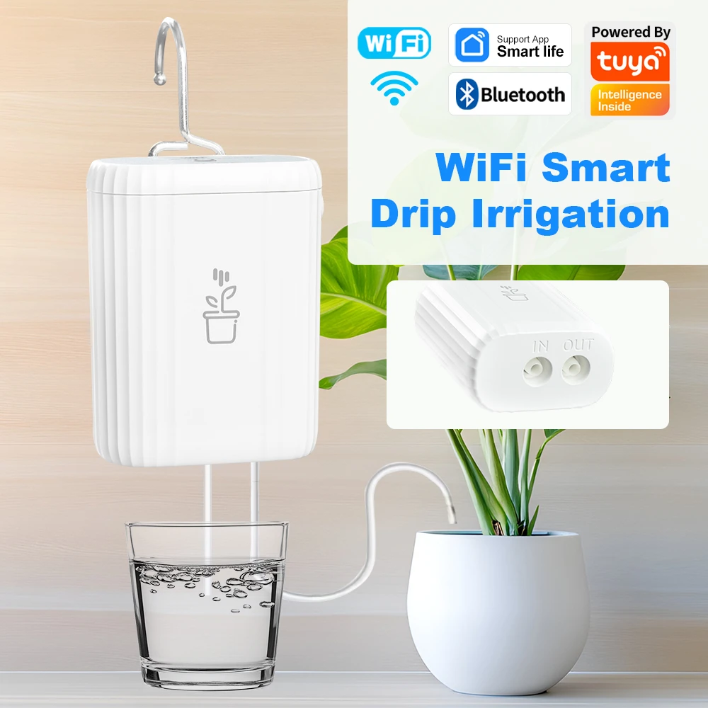 

WiFi Tuya Smart Water Machine Automatic Micro-drip Irrigation System Plants Controller System Self Irrigation for Indoor Plants