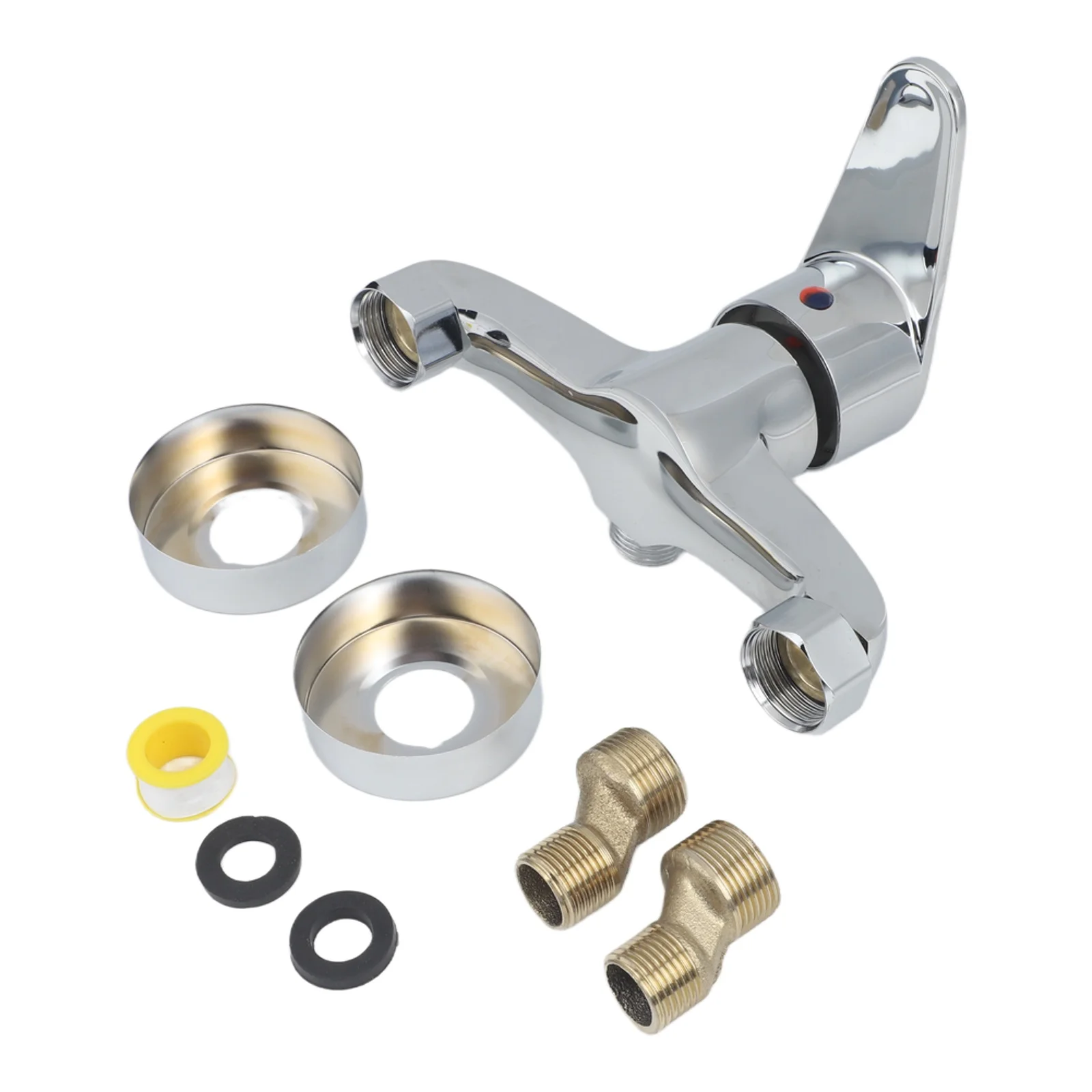Mixing Valve for Shower Faucet with G1/2 Inch Connection Designed for Hot and Cold Water Heater Use in Shower Rooms