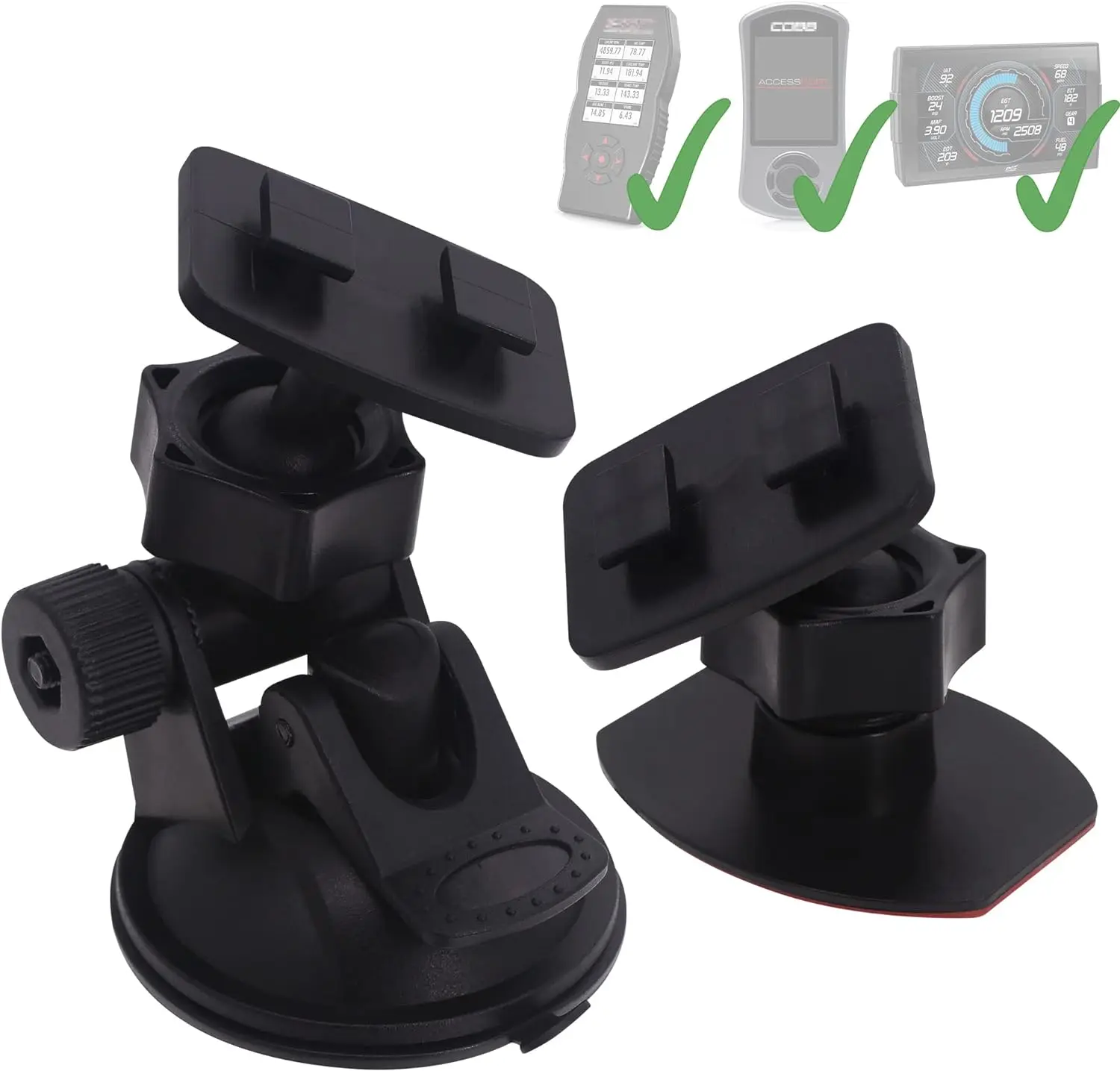 Windshield Suction SCT X4 SF4 Mount Holder & Adhesive Dashboard Cobb AccessPORT V3 Mount Holder for Bama SCT X3 Edge CTS2 CTS3