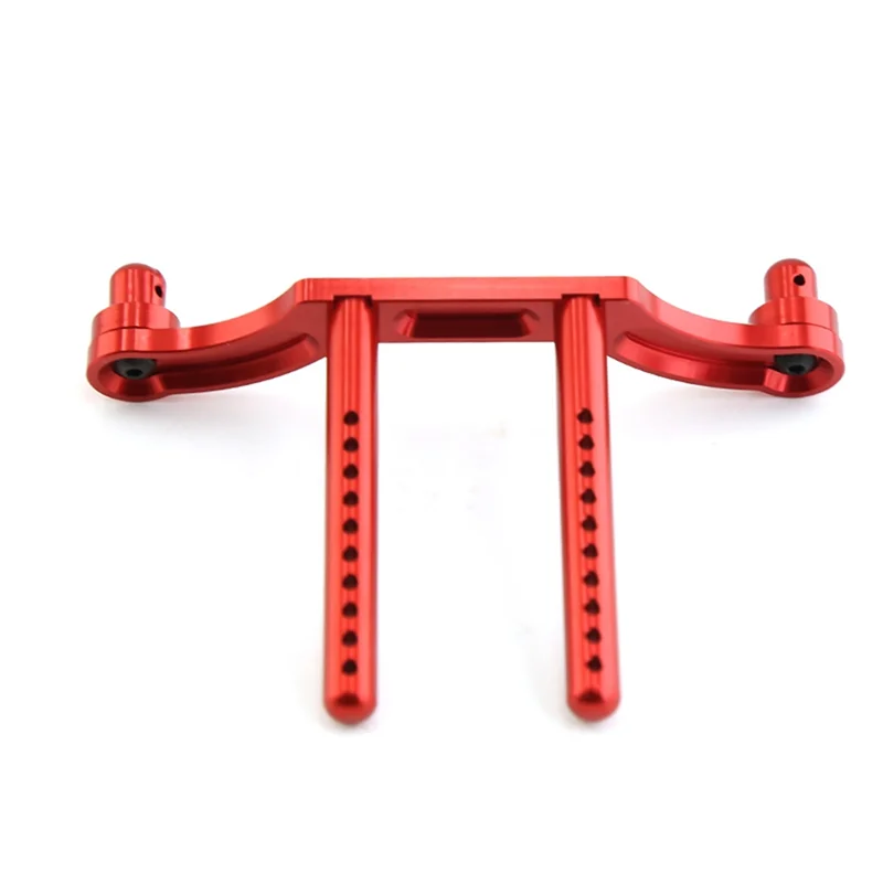 2 uds Metal RC coche cuerpo delantero y trasero soportes columna de carcasa para HPI Savage 1/8 RC piezas de actualización de coche, rojo