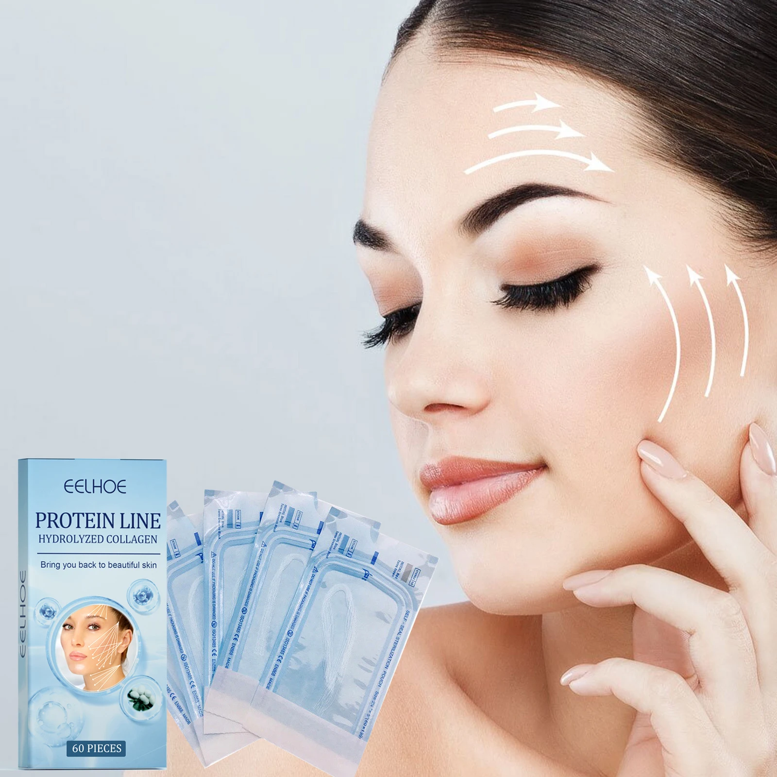 Gentle Plant-Enhanced Protein Lifting Thread - Facial Anti-Wrinkle, V-Shaping Contour & Hydrating Care for Loose Sensitive Skin