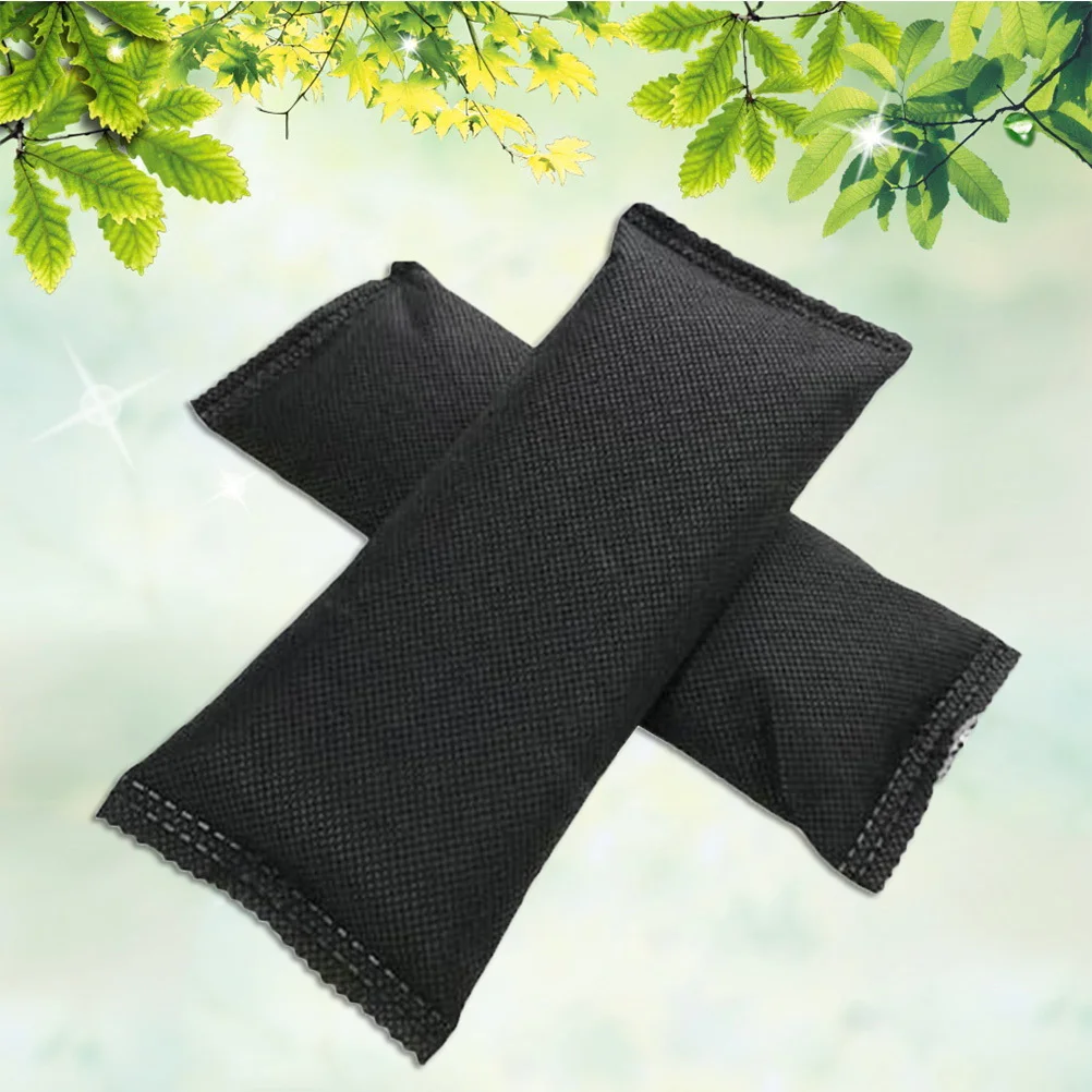 1 زوج الخيزران الفحم مزيل العرق حقيبة الفحم المنشط مزيل رائحة الأحذية يمتص الرطوبة يمنع قالب البكتيريا الأسود