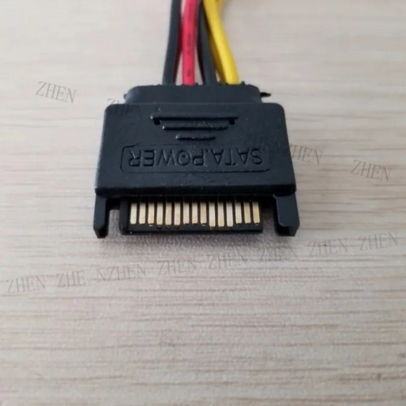 Y Y SATA Power Y Splitter Cable 1to2 90 degree right angle angled sata power socket