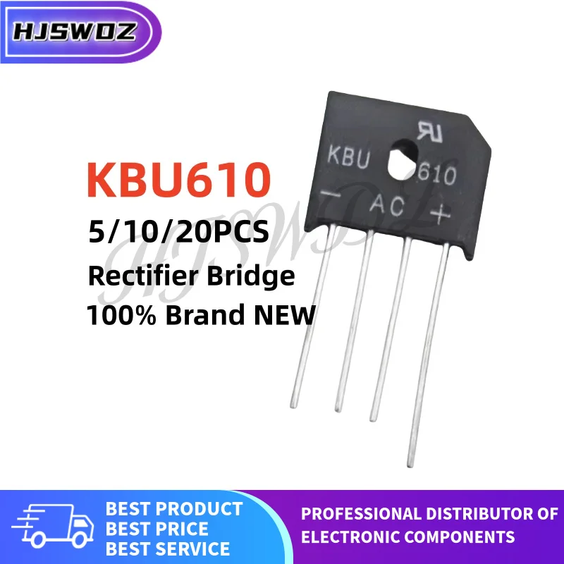 5-20PCS KBU610 Kbu …