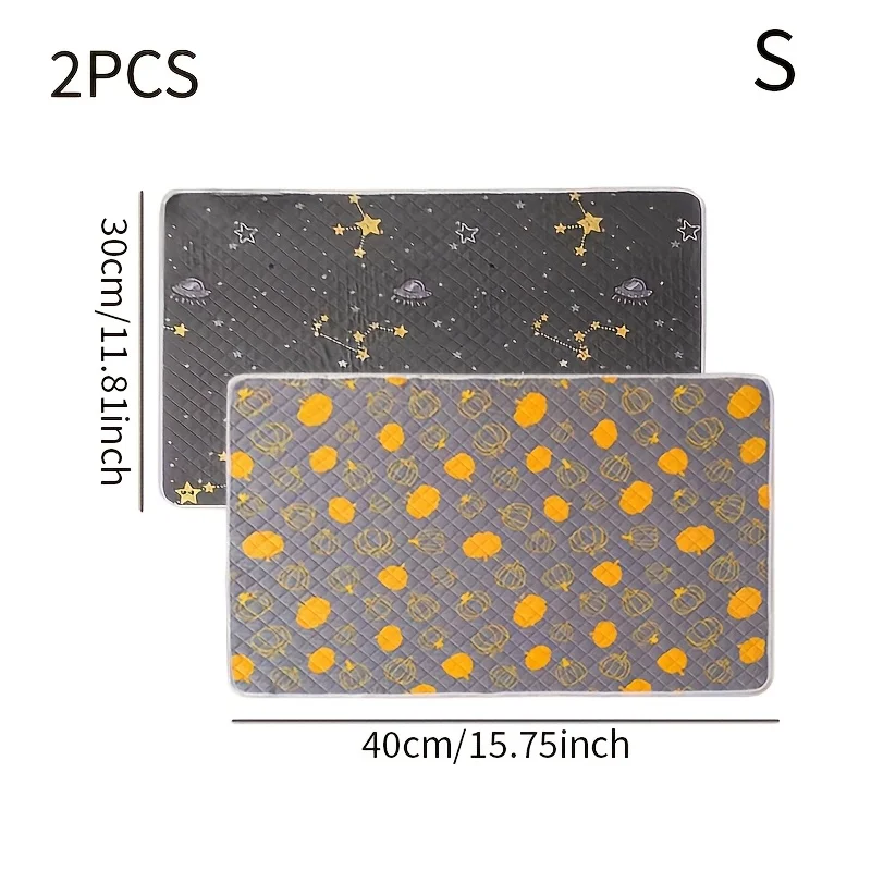 2pcs Dog Training Mat Washable And Reusable Specially Designed For Pet Training Suitable For Use In Cars Living Rooms