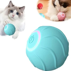 Quiet and Interactive Smart Powerball 2.0 Cat Toy for Indoor Cats - Fast Rolling on Carpet, Attracting Attention, Provides Quiet