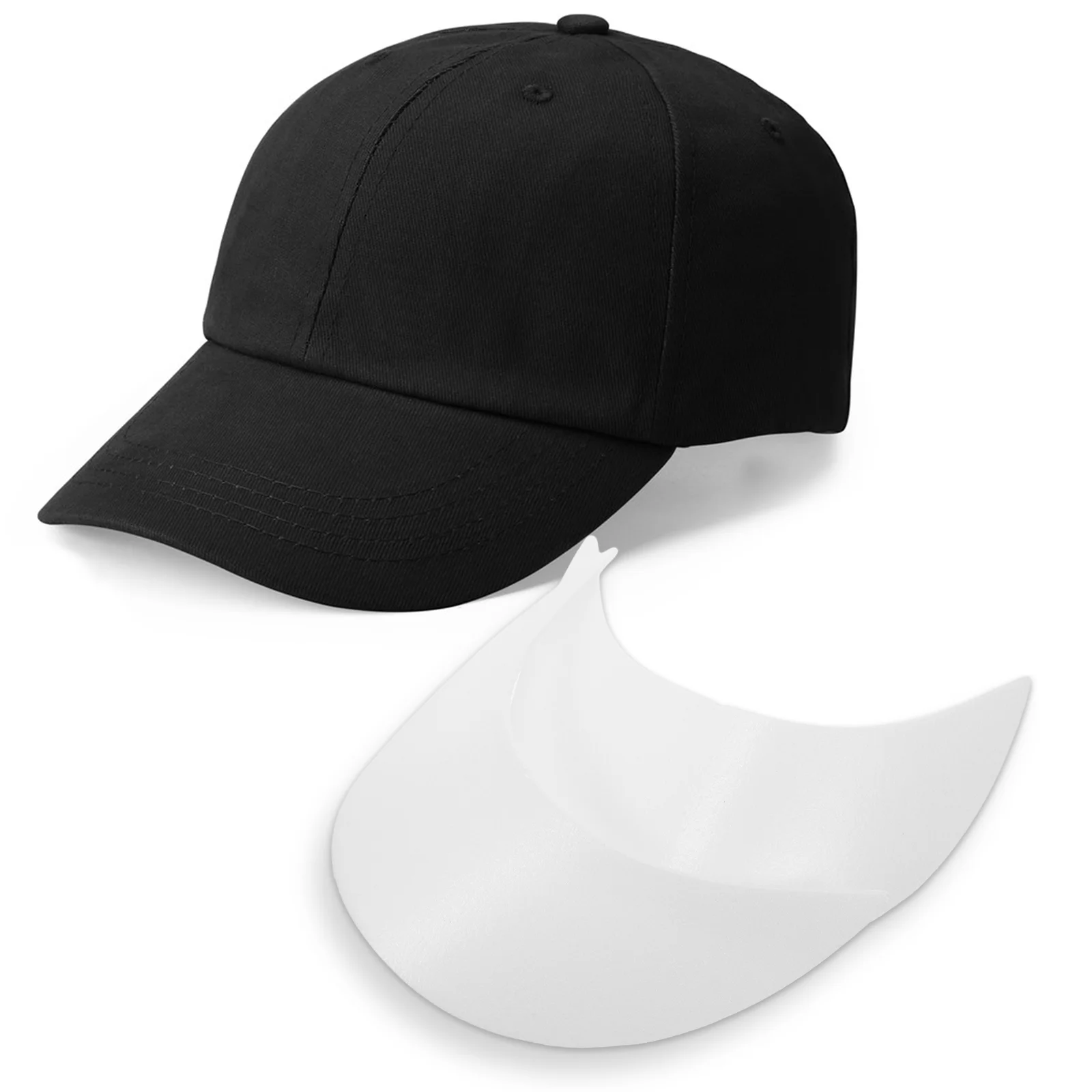 10 Pcs Visor Brim Hat Inserts Plastic Baseball Shaper Liner Cap Sports Detachable Support