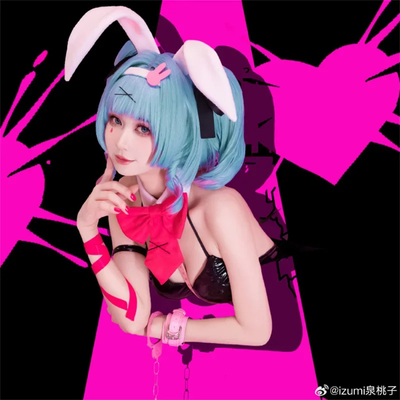 2025 Mi ku الأسود الأرنب الأرنب فتاة ارتداءها حللا الزي الرسمي أنيمي Mikuu تأثيري ازياء الساخن #5