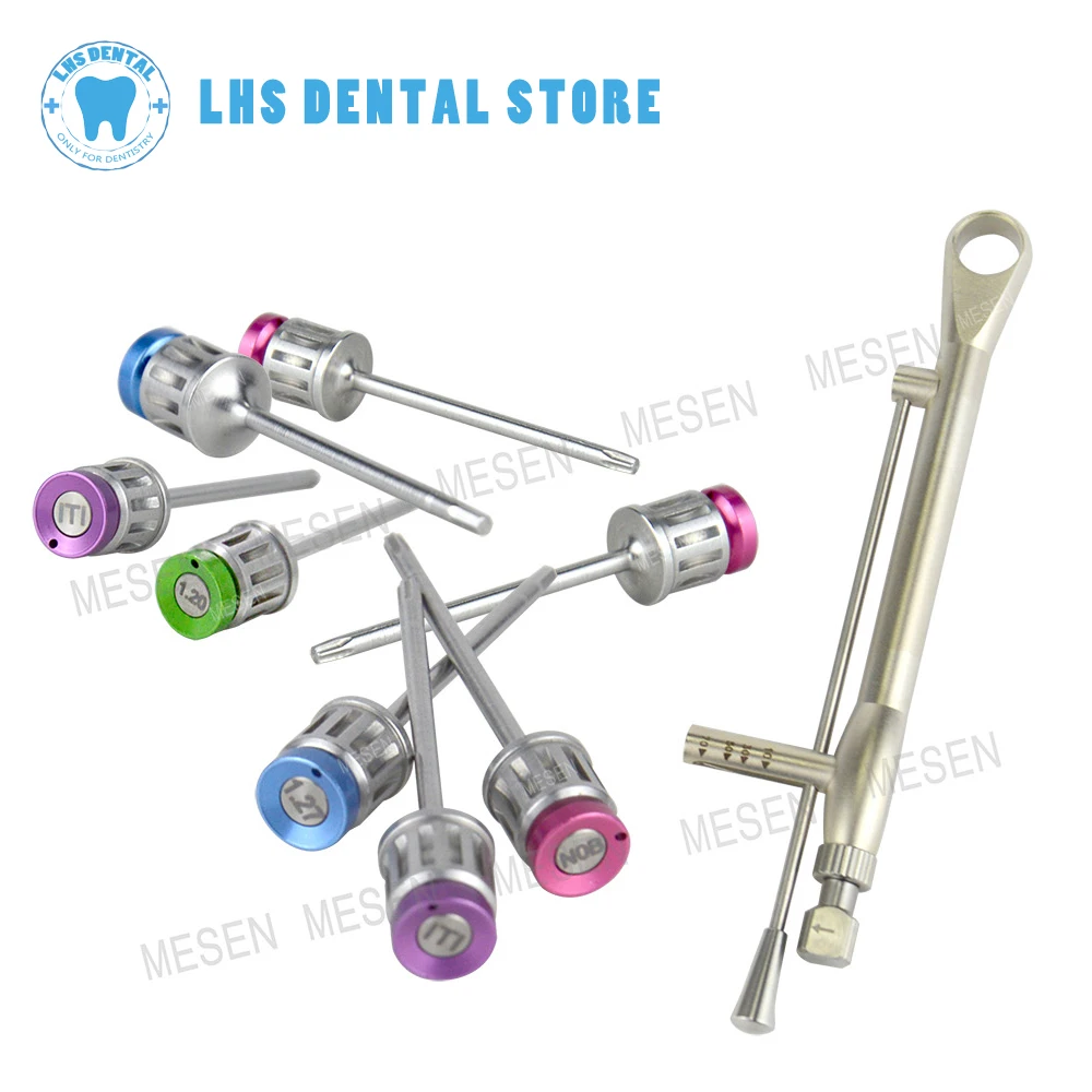 Dental Universal Implant Torque Surgical Ratchet Screwdrivers Wrench Dental Implantation Prosthetic Screwdriver Tool Kit