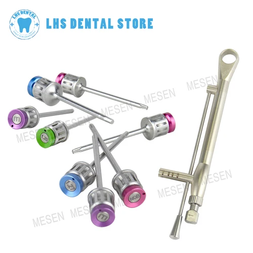 Imagen 2 del producto Destornilladores de trinquete quirúrgicos de torsión de implante Dental Universal, Kit de herramientas de destornillador de prótesis Dental